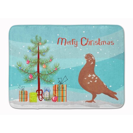Carolines Treasures African Owl Pigeon Christmas Machine Washable Memory Foam Mat BB9320RUG